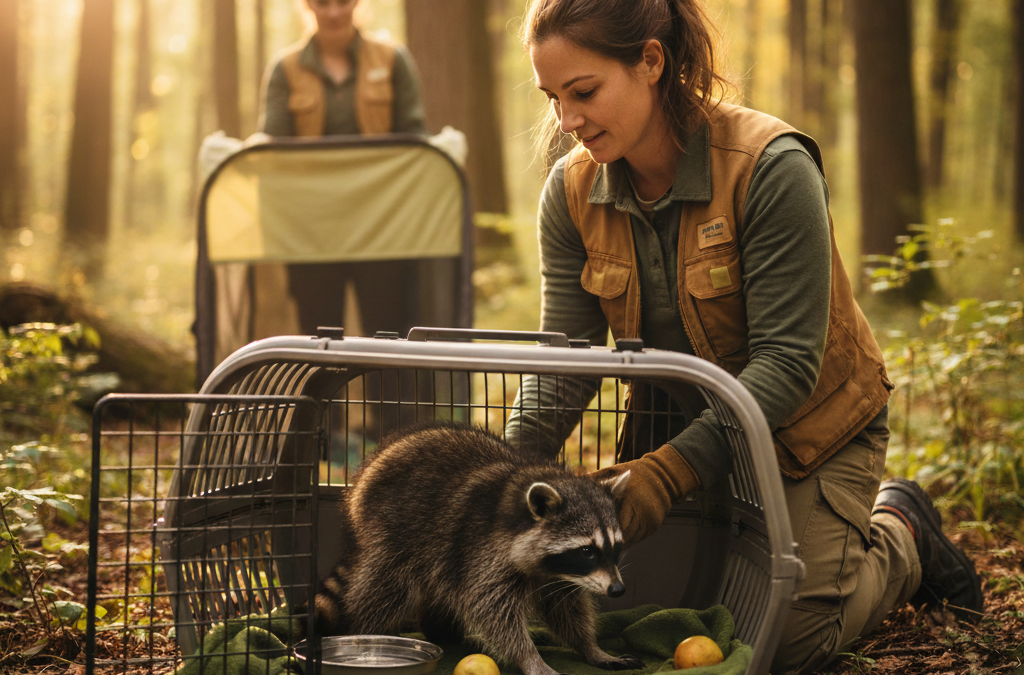raccoon trapping